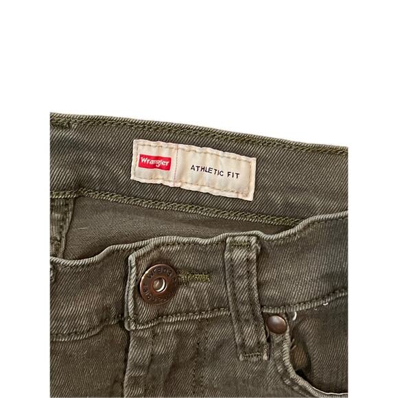 Wrangler Slim Straight Distressed Black Jeans Mens 27x28 - Picture 4 of 6